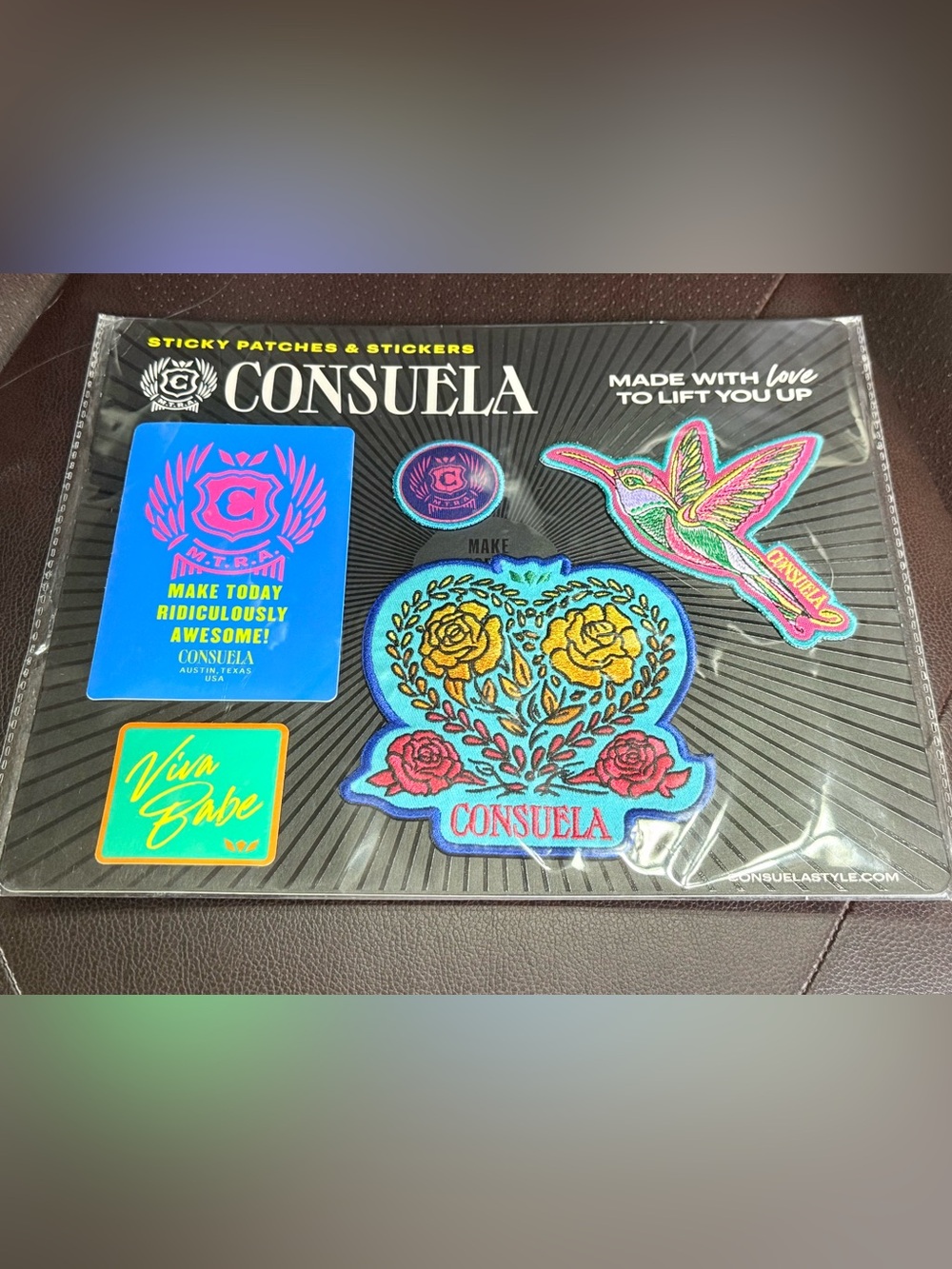 Consuela Patches/Stickers